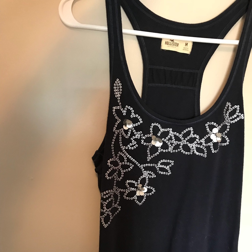 Dark blue tank from Hollister